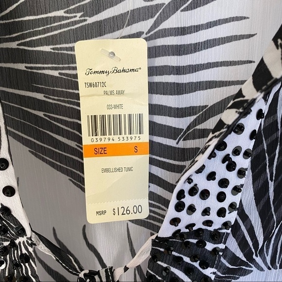 050. Tommy Bahama Palm Cover Up / Tunic - Picture 7 of 8